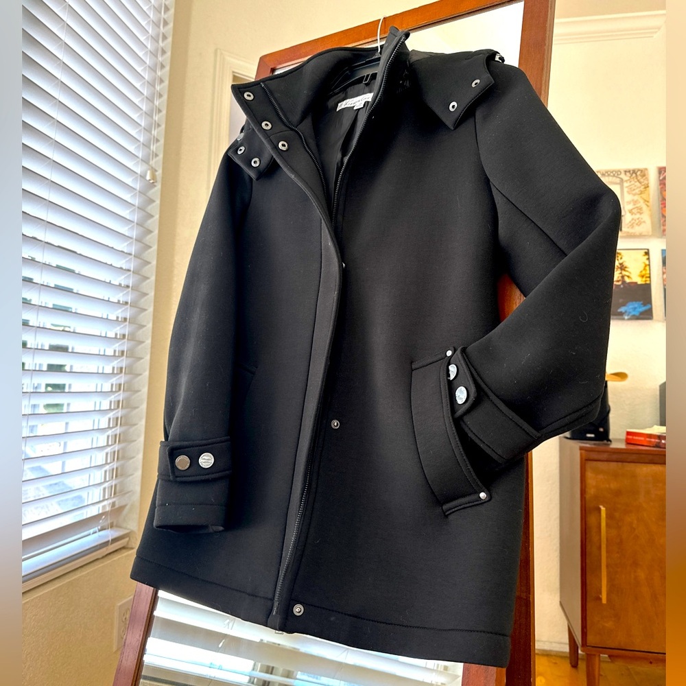 Stylish Coat with Removable Hood